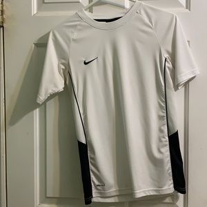 Nike large white dry fit athletic tee